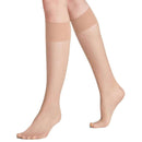 Falke Beige Pure Matt 20 Denier Knee High Stockings
