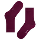 Falke Burgundy Cotton Touch Socks