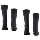 Falke Grey Happy 2 Pack Socks