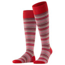 Falke Red Microblock Knee High Socks