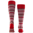 Falke Red Microblock Knee High Socks