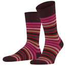 Falke Red Tinted Stripe Socks