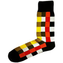bassin-and-brown-black-checked-socks-35059751