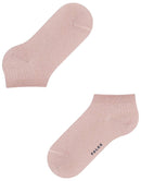 Falke Pink Shiny Rib Sneaker Socks