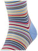 Falke Blue Microblock Knee High Socks