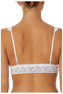 Hanky Panky White Signature Lace Padded Crossover Bralette