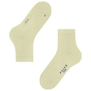 Falke Beige Run Rib Short Socks