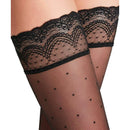 Falke Black Dot 15 Denier Stay Ups