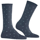 Falke Blue Spike Dot Socks