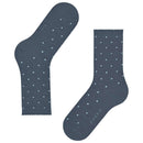 Falke Blue Spike Dot Socks
