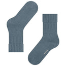 Falke Blue Striggings Rib Boot Socks