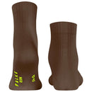 Falke Brown Run Rib Short Socks