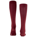 Falke Burgundy Cotton Touch Knee High Socks