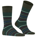 Falke Green Tinted Stripe Socks