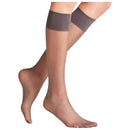 Falke Grey Pure Matt 20 Denier Knee High Socks