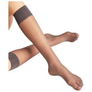 Falke Grey Pure Matt 20 Denier Knee High Socks