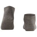 Falke Grey Shiny Rib Sneaker Socks