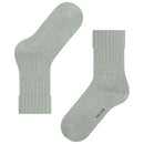 Falke Grey Striggings Rib Boot Socks