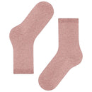 Falke Pink Shiny Rib Socks