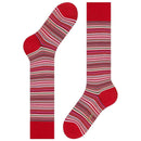 Falke Red Microblock Knee High Socks