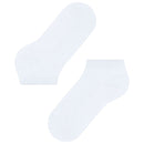 Falke White Shiny Rib Sneaker Socks