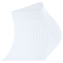 Falke White Shiny Rib Sneaker Socks