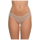 Hanky Panky Beige Signature Lace Low Rise 3 Pack Thongs