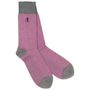 London Sock Company Blue Bond St. Herringbone 3-Pair Sock Box Set