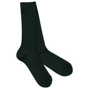 London Sock Company Green Simply Sartorial Ribbed Socks