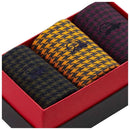London Sock Company Yellow Brummels Picks 3-Pair Sock Box Set