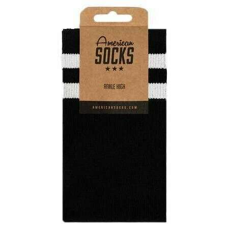 American Socks Black Black in Black Ankle High Socks