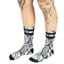 American Socks Purple Python Mid High Socks