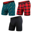BN3TH Red Home For The Holidays Classic 3 Pack Boxer Brief