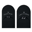 Burlington Black Aberdeen No Show Socks