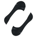 Burlington Black Carrington No Show Socks