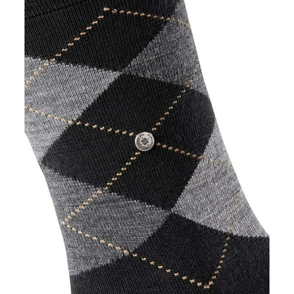 Burlington Black Edinburgh Socks