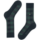 Burlington Blue Buffalo Check Socks