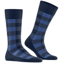 Burlington Blue Buffalo Check Socks