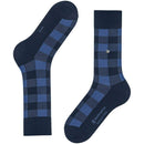 Burlington Blue Buffalo Check Socks