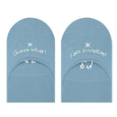Burlington Blue Carrington No Show Socks