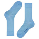 Burlington Blue Duke Street Socks