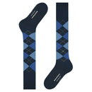 Burlington Blue Edinburgh Knee High Socks