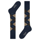 Burlington Blue Edinburgh Knee High Socks