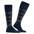 Burlington Blue Edinburgh Knee High Socks