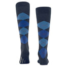 Burlington Blue Edinburgh Knee High Socks
