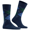 Burlington Blue Edinburgh Socks
