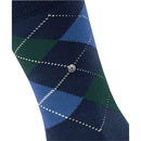 Burlington Blue Edinburgh Socks