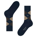 Burlington Blue Edinburgh Socks