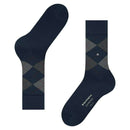 Burlington Blue Edinburgh Socks