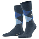 Burlington Blue Edinburgh Socks